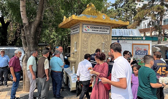 Kocasinan'dan sıcak havalarda buz gibi limonata ikramı