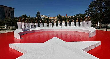 Köklü Türk geleneğini anlatan anıt Tokat'ta yapıldı
