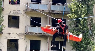 Konya İtfaiyesi'nden Gürcistan'da "Doğada Arama Kurtarma Eğitimi"