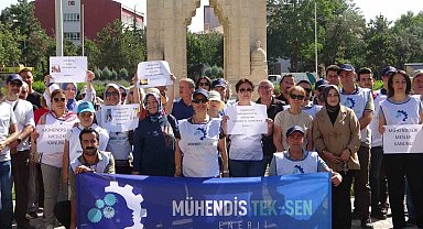 Konya'da Mühendis Tek-Sen Enerji Sendikası'ndan zam açıklaması