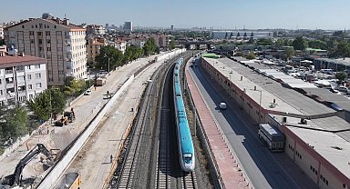 KONYARAY Banliyö'de çalışmalar yarıyı geçti