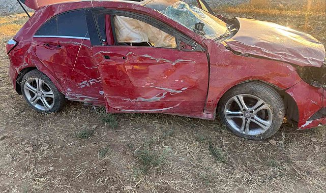 Korkuteli'nde trafik kazası:1 ölü, 1 yaralı
