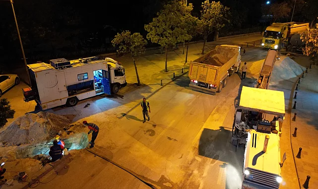 KOSKİ'den şehir merkezinde 1.678 metrelik ıslah çalışması