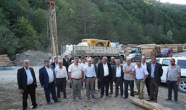Köylülerden içme suyu için sondaj çalışması yapan Kastamonu Belediyesine tepki: "Bu suyu aldıktan sonra 38 köyümüz susuz kalacak"