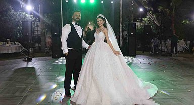 Kübalı gelin Arap usulü düğünle dünyaevine girdi