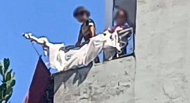 Küçük çocuklar yürekleri ağza getirdi