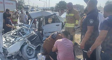 Kula'da karı-koca trafik kazasında hayatını kaybetti