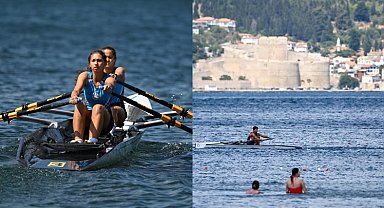 Kürekte Sahil Sürat heyecanı