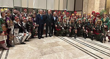 Kütahya halk oyunları ekibi, Cumhurbaşkanlığı davetinde sahne aldı