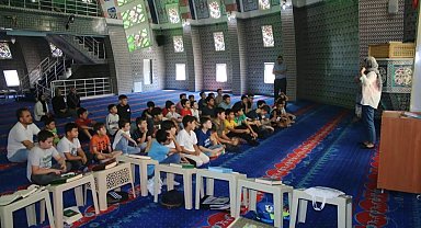 Kütahya'da 'Yaz Kur'an Kursları'nda 112 Acil Çağrı' farkındalığı