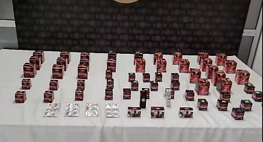 Kütahya'da kaçak cinsel içerikli kaçak ürün operasyonu