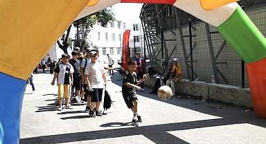 Kütahya'da Kur'an Kursu öğrencilerine yönelik 'Spor Her Yerde" etkinliği