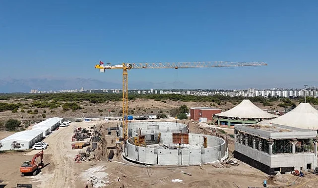 Lara Atıksu Arıtma Tesisi'nde çalışmalar tam gaz
