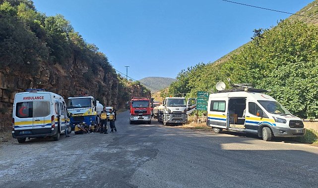 Lazkiye ve Hama kırsalındaki yangınlar kontrol altına alındı