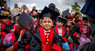 Lokomotif Çocuk Köyü'nde mezuniyet heyecanı