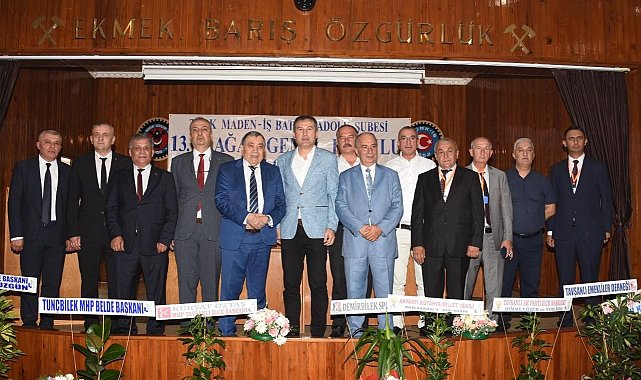 Maden-İş Sendikası Tunçbilek Şubesi'nde kongre heyecanı
