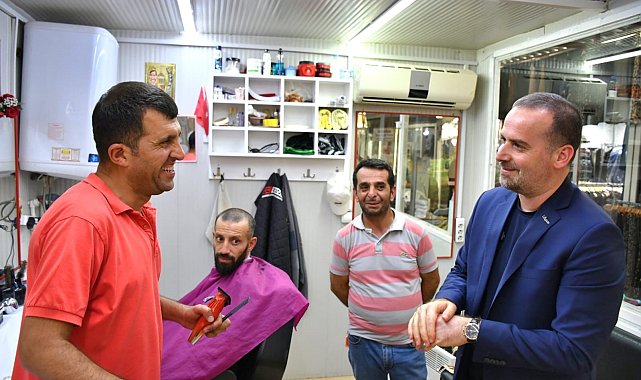 MAGİNDER Başkanı Karademir Kanalboyu esnafı ile bir araya geldi