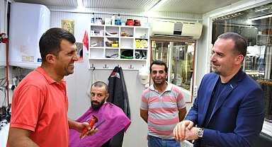 MAGİNDER Başkanı Karademir Kanalboyu esnafı ile bir araya geldi