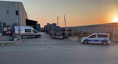 Makineye sıkışan 33 yaşındaki işçi hayatını kaybetti