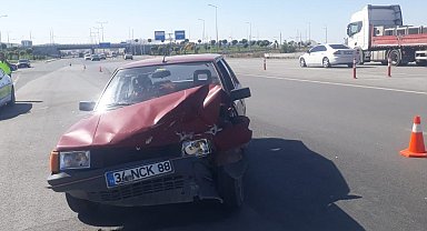 Malatya'da iki otomobil çarpıştı: 2 yaralı