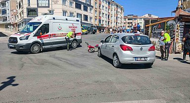 Malkara'da trafik kazası: 1 yaralı