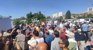 Mamak kentsel dönüşüm mağdurlarından eylem