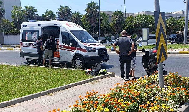 Manavgat'ta motosikletler çarpıştı: 1 yaralı