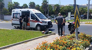 Manavgat'ta motosikletler çarpıştı: 1 yaralı