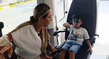 Manavgat'ta ücretsiz göz taraması yapıldı