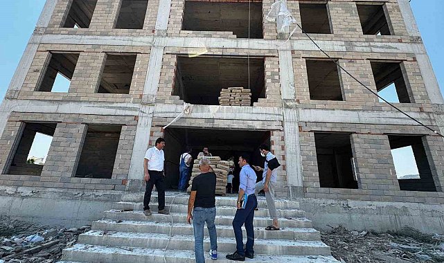 Manavgat'ta Yatılı Hafızlık Kız Kur'an Kursu'nun kaba inşaatı tamamlandı