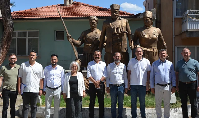 Manisa Büyükşehir Komisyon Üyeleri Demirci'yi gezdi