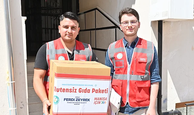 Manisa Büyükşehir'den çölyak ve fenilketonüri hastalarına gıda desteği