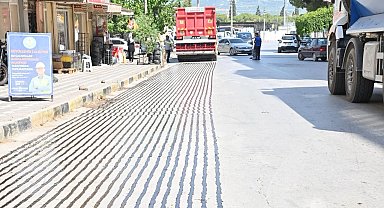 Manisa Soma'da asfalt çalışmaları tamamlandı