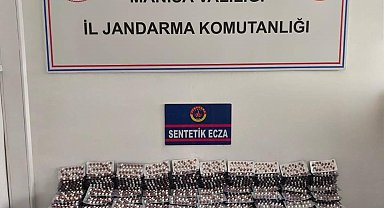 Manisa'da 19 bin 376 sentetik hap ele geçirildi