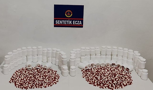 Manisa'da 5 binin üzerinde sentetik ecza hapı ele geçirildi
