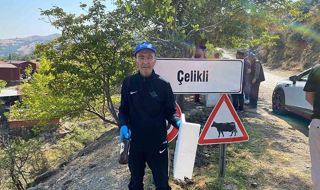 Manisa'da Huzurevi sakinleri çevre temizliği yaptı
