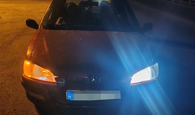 Manisa'da ışık donanımı denetiminde 7 araç trafikten men edildi