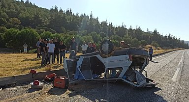 Manisa'da trafik kazası: 1 ölü, 3 yaralı