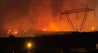 Manisa'daki orman yangınına müdahale sürüyor