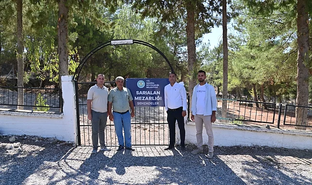 Manisa'da mezarlıklar güvenli hale getiriliyor