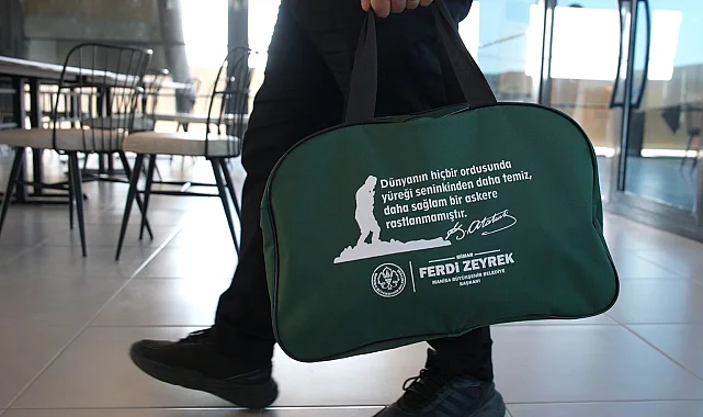 Manisa'dan gençlere 'asker çantası' desteği