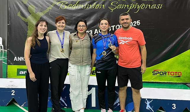 Manisalı Badmintoncu Ravza Bodur Türkiye Şampiyonu oldu