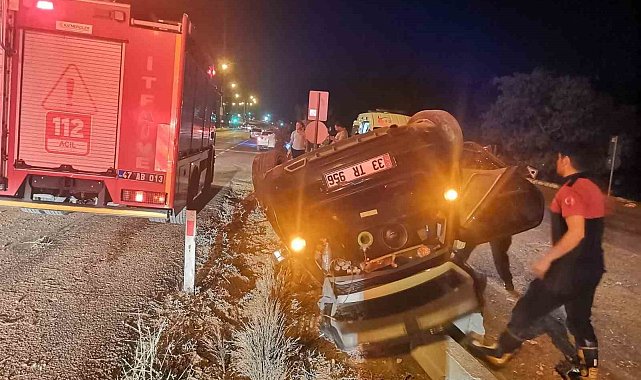 Mardin'de otomobil devrildi: 3 yaralı