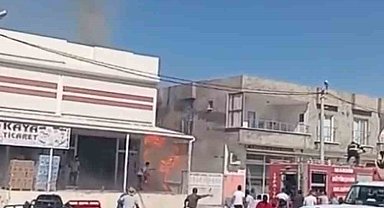 Mardin'de paletlerden çıkan yangın paniğe neden oldu