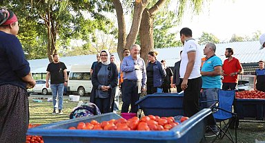 Melikgazi'de Salça günleri devam ediyor