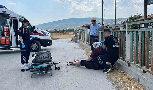 Menteşe'de motosiklet kazası: 1 yaralı