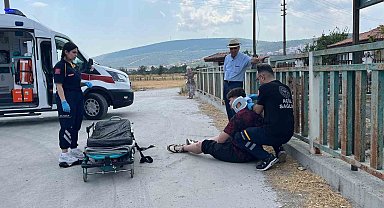 Menteşe'de motosiklet kazası: 1 yaralı