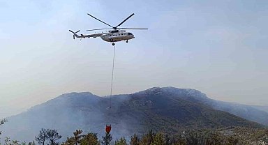 Mersin Silifke'deki orman yangını 3'üncü gününde