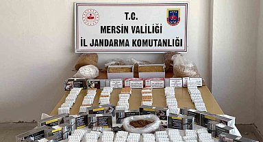 Mersin'de kaçak makaron operasyonu: 3 gözaltı
