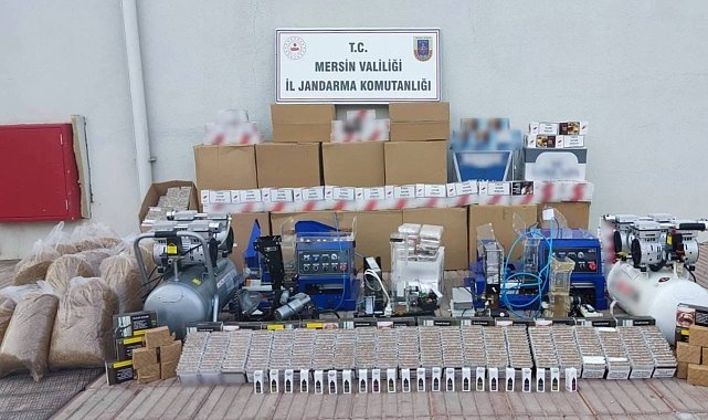 Mersin'de kaçakçılık operasyonu: 6 gözaltı